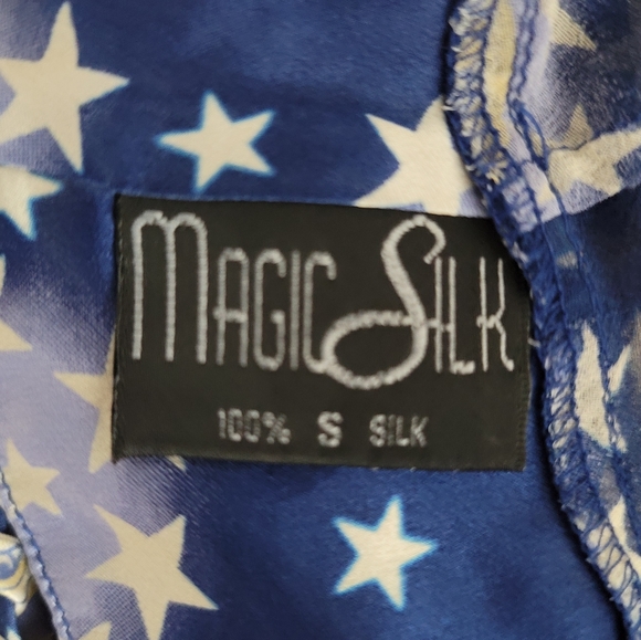 MAGIC SILK Y2K Vintage Moon & Stars Babydoll, Size S - Picture 10 of 11